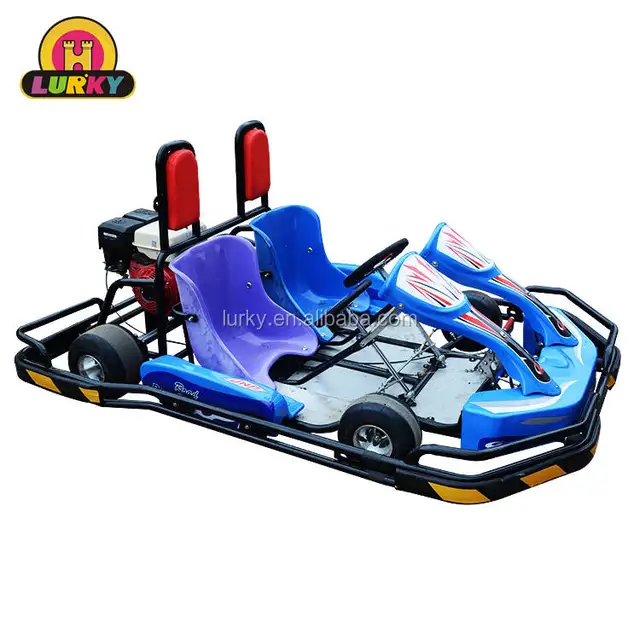 2 seats cheap pedal gas go karts for sale