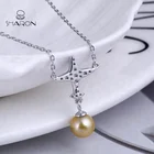 China S925 Fashion Sterling Silver Aircraft Jewelry Mens Real Natural Bead Pendant Necklace