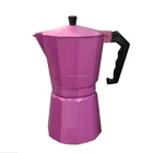 Aluminium single cup espresso moka stovetop portable coffee maker 12 cup coffee maker machine