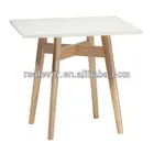 High Classic square solid wood dining room table