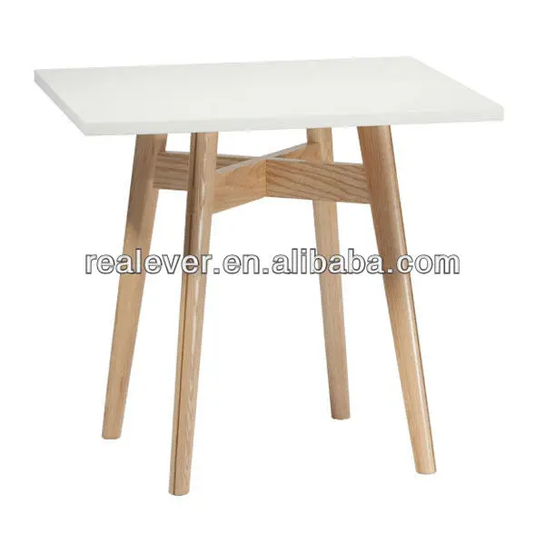 High Classic square solid wood dining room table