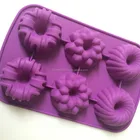 handmade craft flowershaped silicone mold for soap
