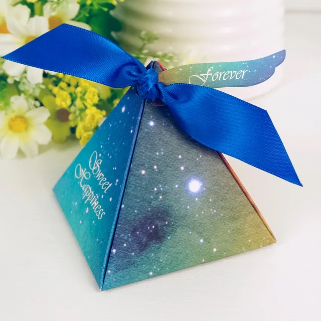 recylable custom logo wedding gift paper candy box