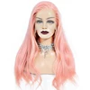 Free Shipping Lace Wig Samples Human Hair Transparent Lace Pink Wig Mink Brazilian Full Lace Wig