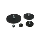 Certified quality Neodymium Rubber Coating Pot magnetic assembly with External Screw Thread