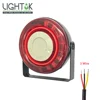 High Volume Alarm Red Flashing Light Siren with Rotatable Metal Bracket Stand Intruder Alarm LD-85U-TC3
