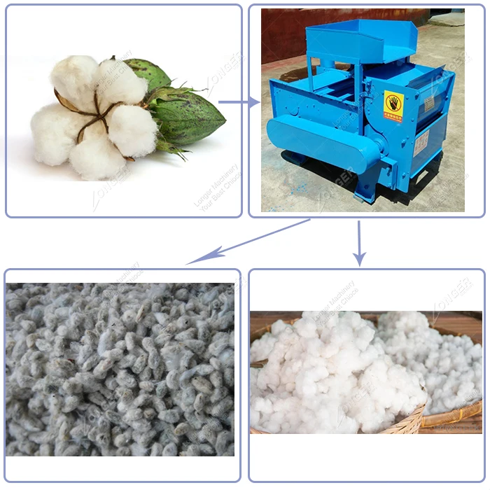 New Designed Saw Type Raw Cotton Ginning Machine Price Roller Gin Ginned Cotton Cleaning Machine Roller Ginning