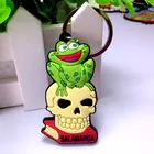 Custom Shaped 3D soft pvc souvenir keychain manufacturers in china