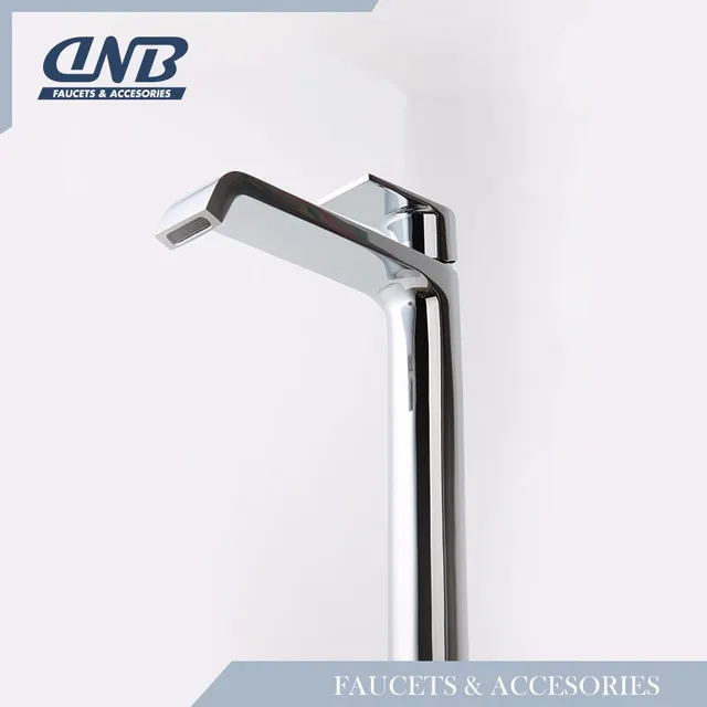 Factory wholesale modern brass bathroom waterfall basin faucet