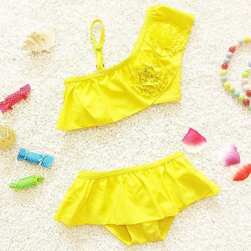 yellow swimming suit