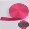 Free sample durable solid color nylon jacquard logo wholesale seat belt webbing
