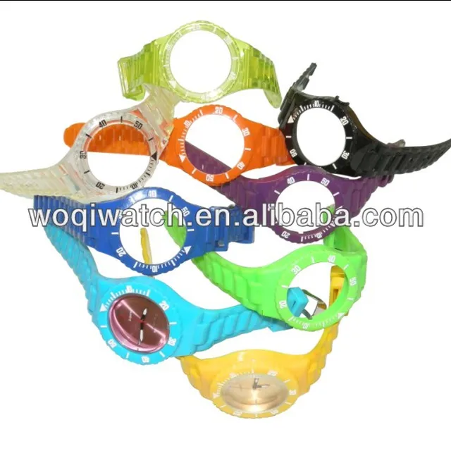 2013 newest fashion gift watch, interchangeable plastic watch