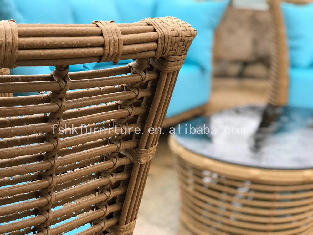 new style aluminum outdoor wicker garden sofa set