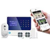 Original Richsecu Alarm 908C wireless smart home control system touch key with wifi gsm gprs 3g Ip camera