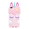 SIKAI OEM High Quality Low Price 3D cartoon silicone phone case For IPhone Max Unicorn Phone Cover For iPhone Case Phone Case