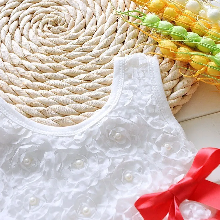 女の子ピンクローズ花びら裾ドレス女の子花服6異なる色かわいい子供服プリンセスチュチュドレスvestidosティス仕入れ・メーカー・工場