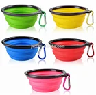 Pet Dog Slow Feeding Bowl Elevated,FDA Silicone Water Filter Pet Food Stand Bowl