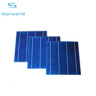 High efficiency Poly Wafer 156mm Photovoltaic Module Cell 4.38W Solar Cell for Solar Panel