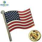 Professional custom hot selling American hard/soft enamel badge metal funny lapel pin