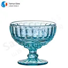 samyo vintage Holiday Gift Tableware Colored etching Wine Glasses