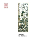 Chinese luxury color carving room divider Home decoration screen in relief
