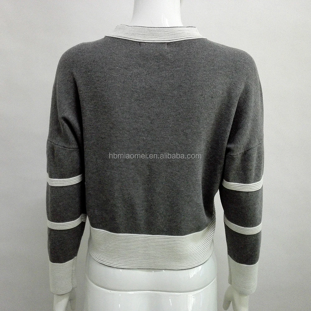 women custom oversized italian cashmere striped sweaters
