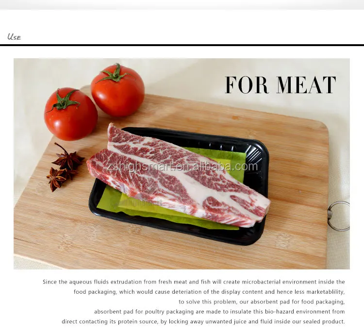 2025 New Fresh Chicken Meat Blood Absorbent Pad for Meat