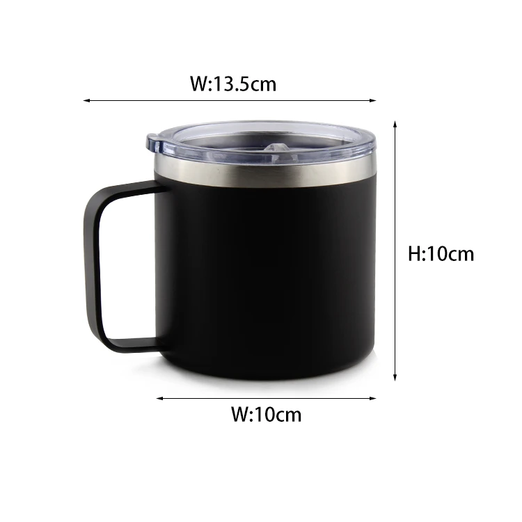 christmas day gift coffee mug 14 oz stainless steel vacuum cup