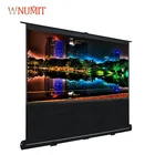HD matt white portable standing up projection screen
