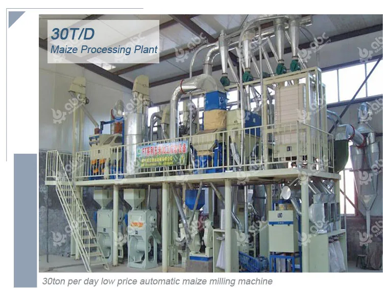 10 - 30TPD Maize Flour Milling Machine And Packaging Maize Milling Plant