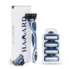 D952L hot Amazon sale customized package 5 blades cartridges shaving razor with refills