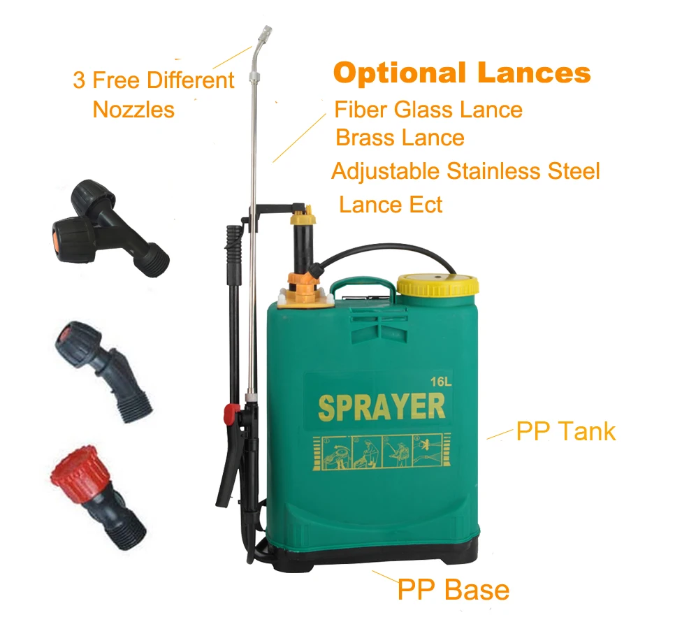 16L agricultural spray gun professional commercial handheld industrial vacuum paint sprayer