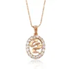 32414-Simple fancy gold pendant designs jewellery for girls