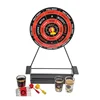 Roulette Bar Game With 4 Glass Cups And 1 Target Rack Novelty Gifts Mini Drinking Game Dart Shot Party Game