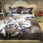 Quilt cover set 100% cotton bedding printed fashionable bed quilt cover set