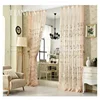 Embroidered Semi Sheer Curtains For Living Room