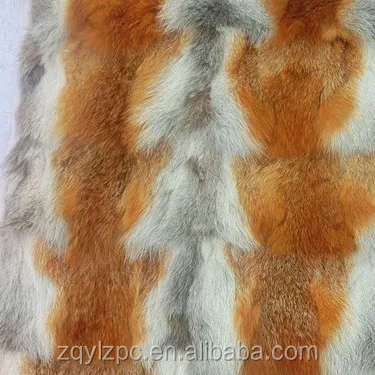 Short hair real fox fur blanket /silver fox pelt/genuine fur blanket