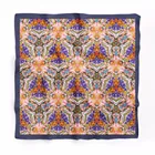 Flower Printed Hot Pink Fleece Hooded Handmade Silk Scarf Shawl