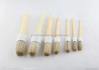 round paint brush with pure bristle head