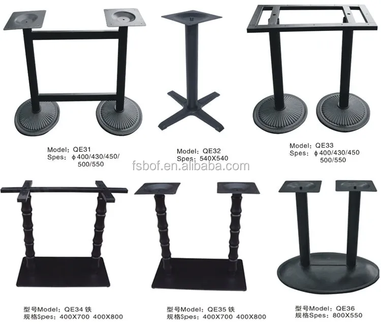 Furniture Accessories Antique Bronze Table Legs Stainless Steel Dining