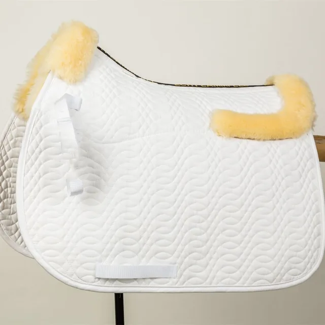 Show jumping sheepskin horse saddle pad numnah saddle cloth