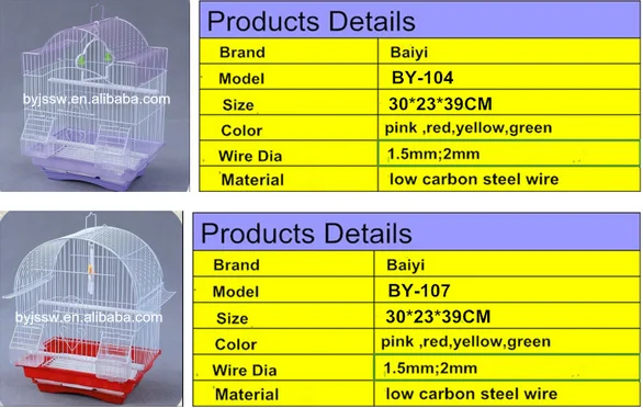 Wholesale Chinese Wire Mesh Bird Cage ( 2015 Hot Sale, Large Stock, Fast Delivery, Hiqh Quality)