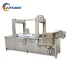 Hot selling in Poland Gas heating automatic continuous fryer for fry nuts