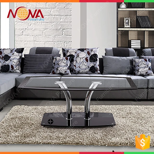 Modern glass dining table/glass coffee table 2016