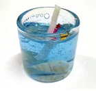 creative design glass jar seashell gel candle making diy romantic