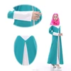 Malaysia abaya 2016 long sleeve chiffon dress Kaftan Jilbab Islamic Muslim dress abaya