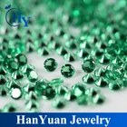 High refractive green gemstone 1.1mm nano emerald for sale