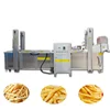 Industrial automatic chicken french fries chips mcdonald's frying machine