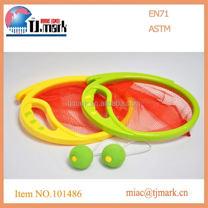 Hot sale 2 player plastic trampoline paddle ball sport racket