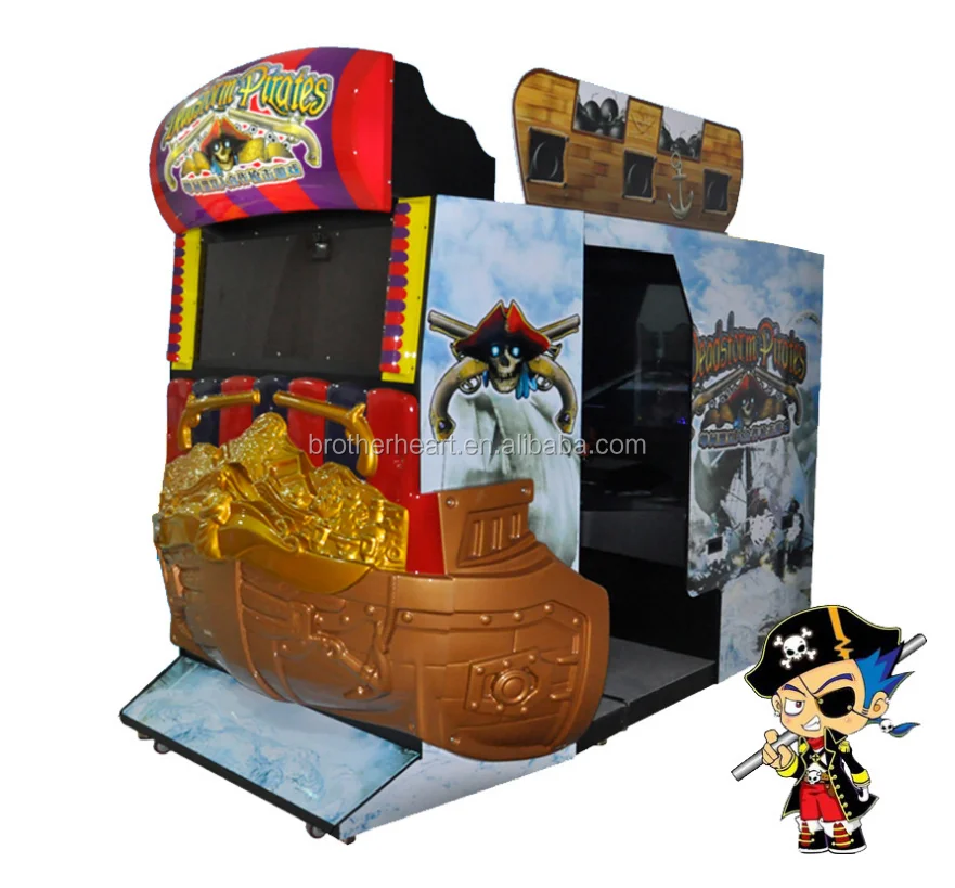 55'' Inch Adult Shooting Arcade Game Machine Deadstorm Pirates Coin 